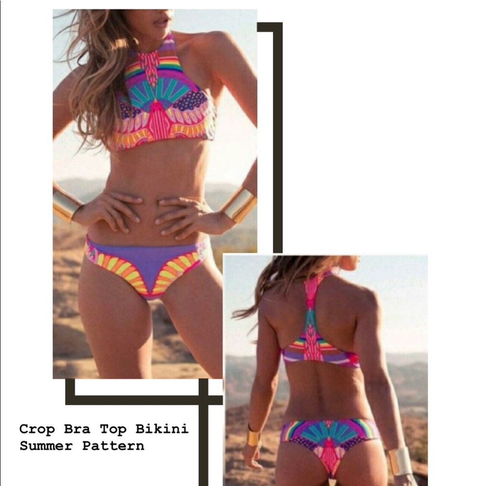 Patterned Cheeky Bikini from Miami Boutique